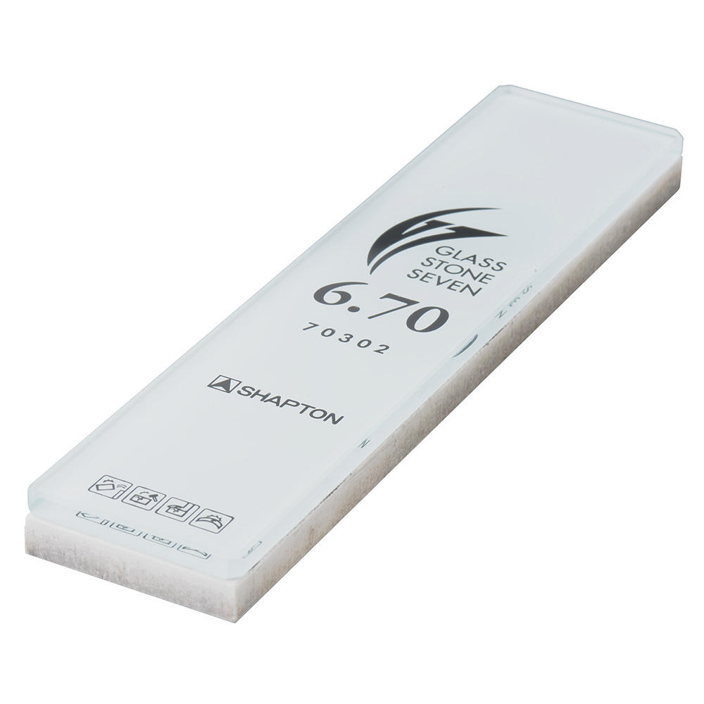 Shapton® Glass Stone »Seven« HR Schärfstein, Körnung 2000 (6,7 Micron)