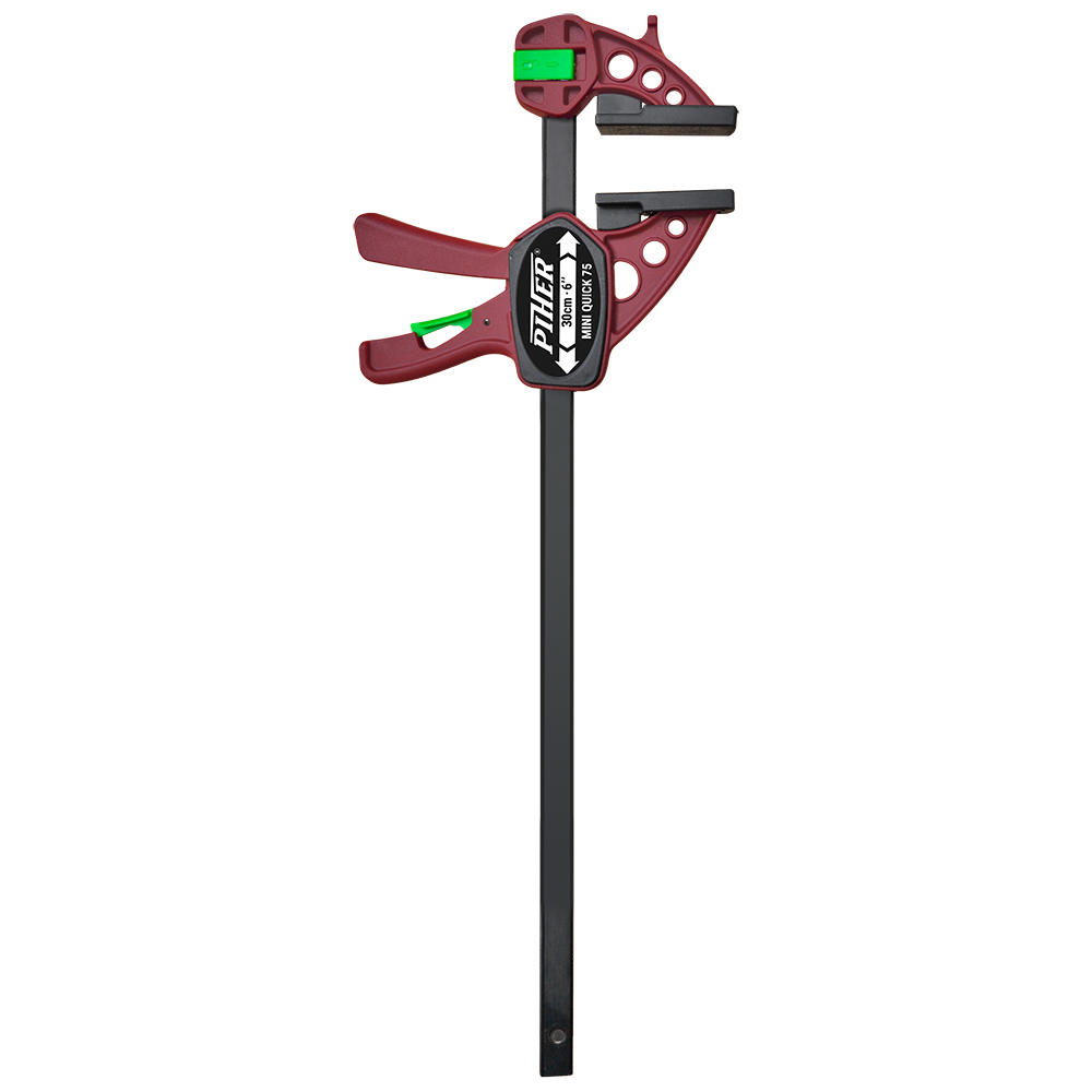 Piher® Mini Quick One-handed Clamp, Throat Depth 55 mm, Clamping Capacity 300 mm