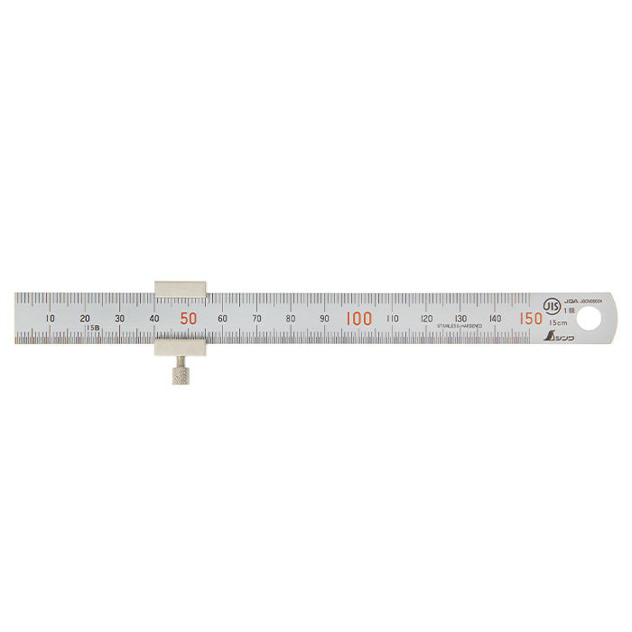 Règle de précision Shinwa®, version flexible, 150 mm, butée incluse