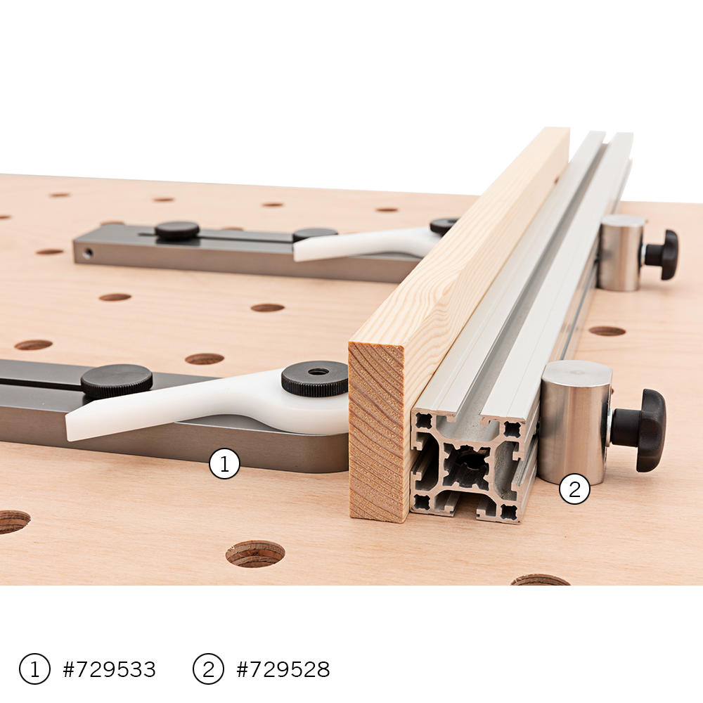 DICTUM® Adapter for Aluminium Profile for MFT