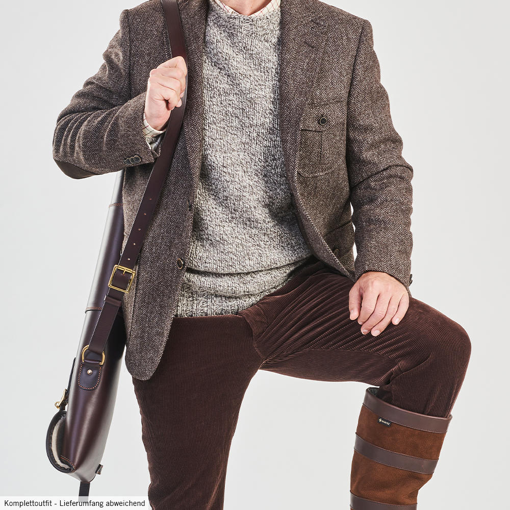 Harley Herren Pullover British Wool, graubeige