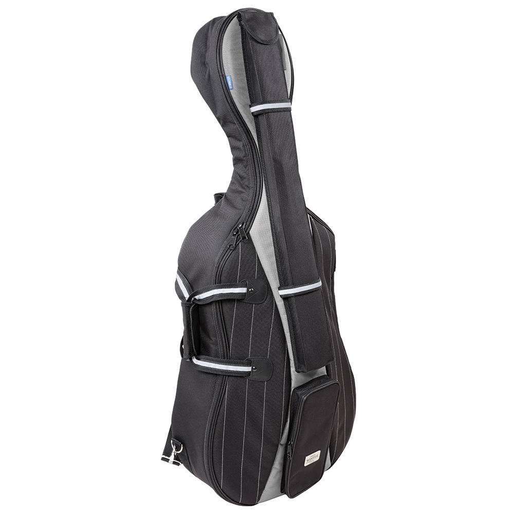 Jakob Winter® Tasche, Cello 4/4, schwarz/grau