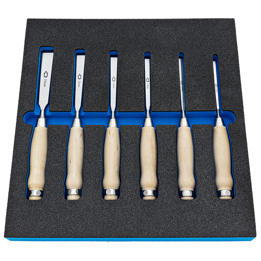 Module d'outils DICTUM®, ciseaux à bois, 6 pièces