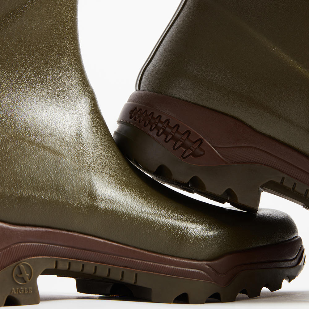 Aigle Gummistiefeletten Parcours 2 Bottillon, kaki