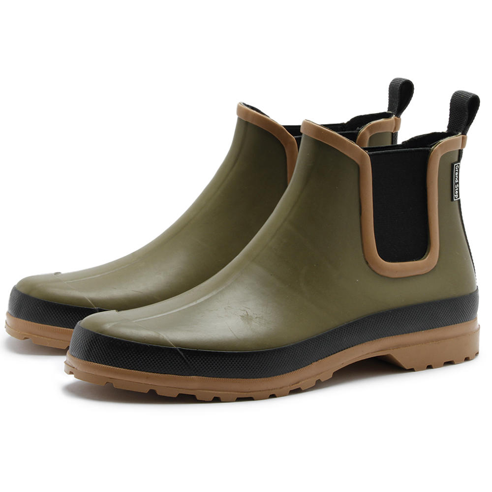 Grand Step Ladies' Rubber Boots, Natural Rubber