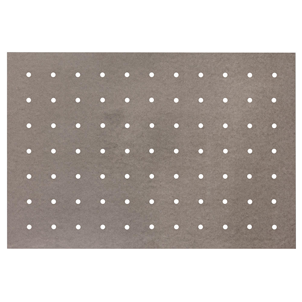 Plateau de table multifonctions DICTUM® PRO, gabarit de perçage 77, MDF, gris