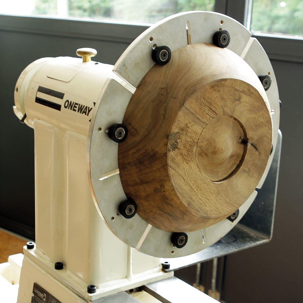 Axminster Planscheibensegmente mit 8 elastischen Zapfen, Ø 250 mm