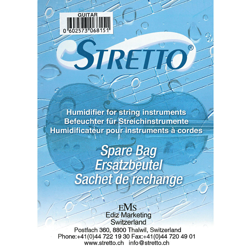 Ersatzbeutel für Stretto® Befeuchter, Gitarre
