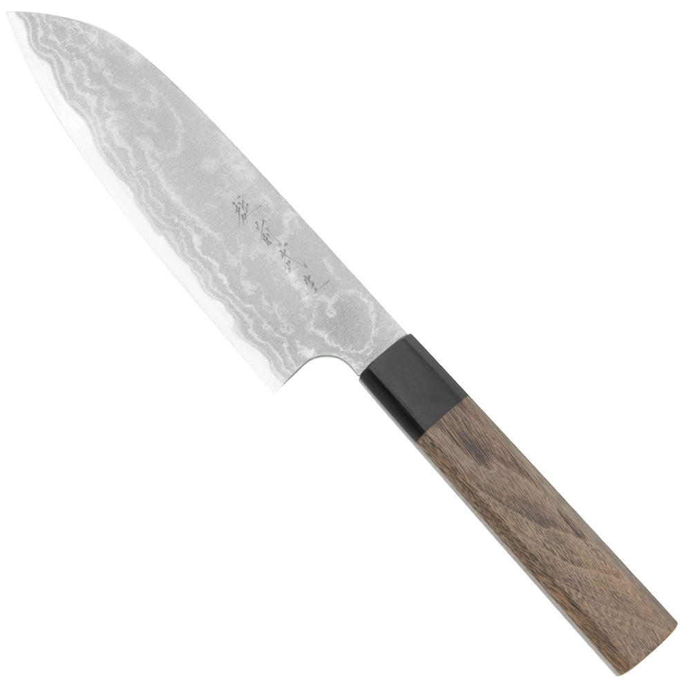 Shiro Kamo Hocho, Santoku (coltello multiuso), Acciaio Carta Bianco