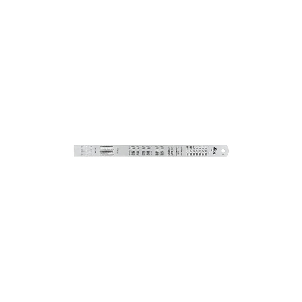 Shinwa® Präzisionslineal, halbstarre Ausführung, 300 mm