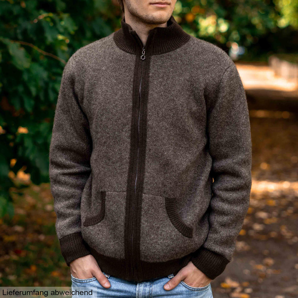 Cardigan en laine de yak