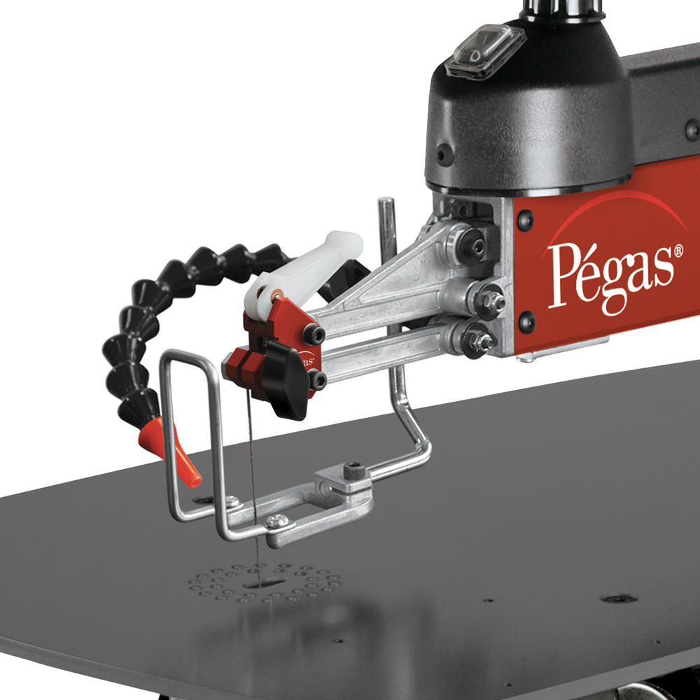 Pégas® Dekupiersäge 21 Inch inkl. Untergestell höhenverstellbar Pégas® Dekupiersäge 21 Inch inkl. Untergestell höhenverstellbar