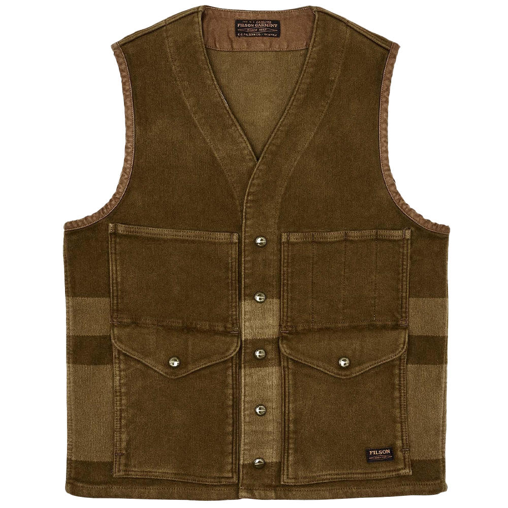 Filson Beartooth Cruiser Vest marsh olive XL 826231/XL
