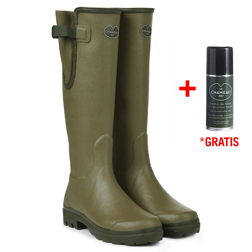Le Chameau »Vierzon« Ladies’ Rubber Boots, Jersey Lining