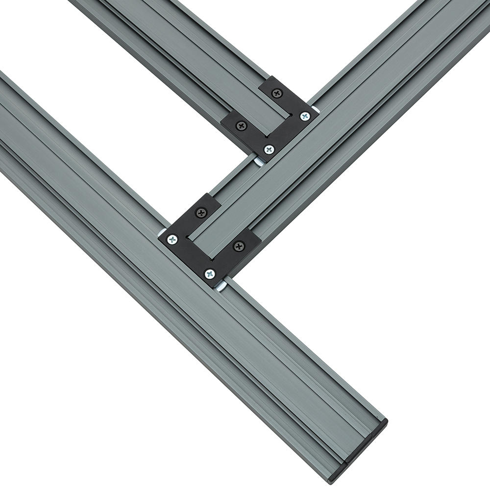 Connecteur transversal pour rail de guidage universel DICTUM®, 4 pièces
