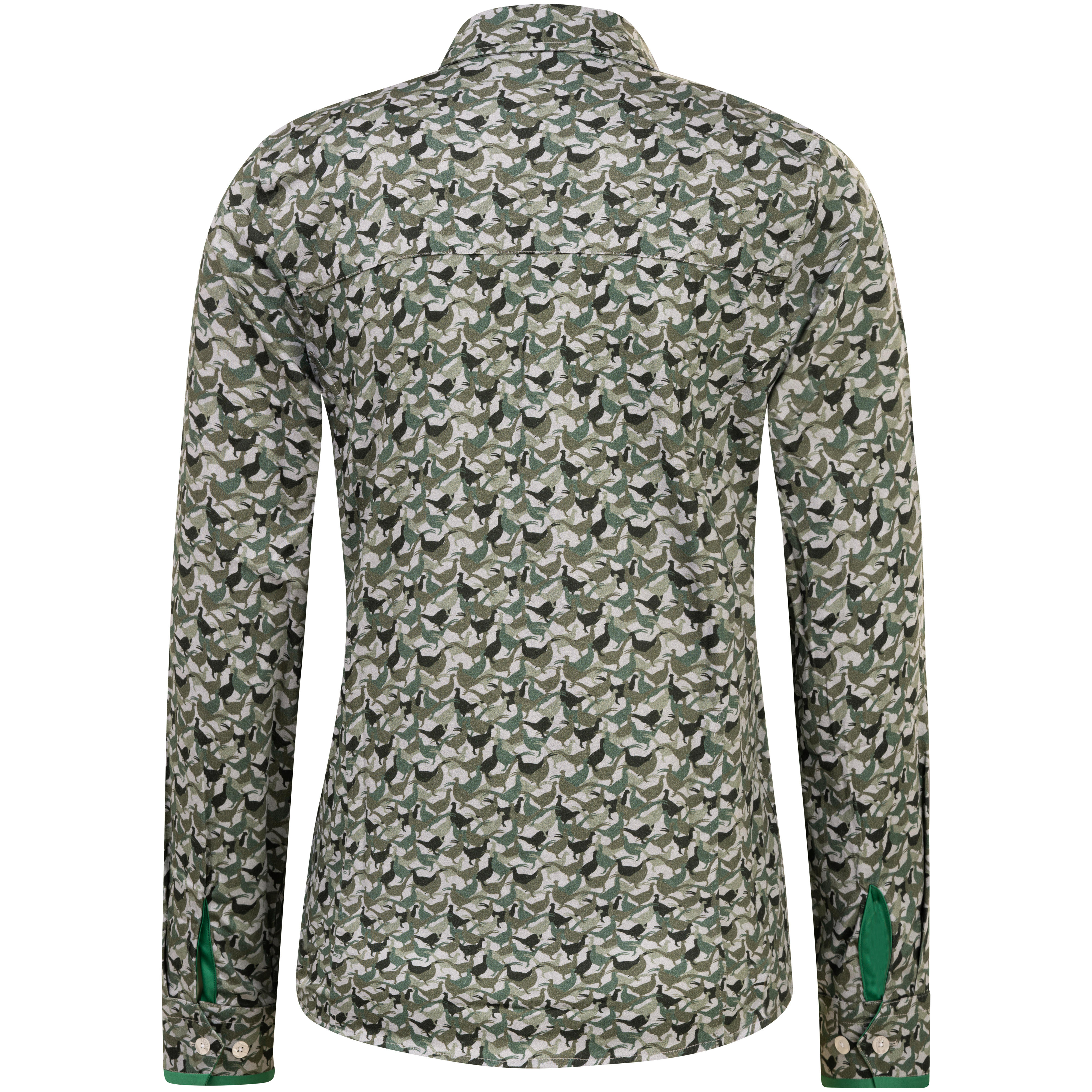 Camicia da donna Hartwell »Layla«, verde, motivo »Fagiani«