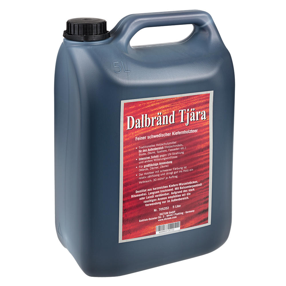 Dalbränd Tjära® Feiner Kiefernholzteer, 5 l