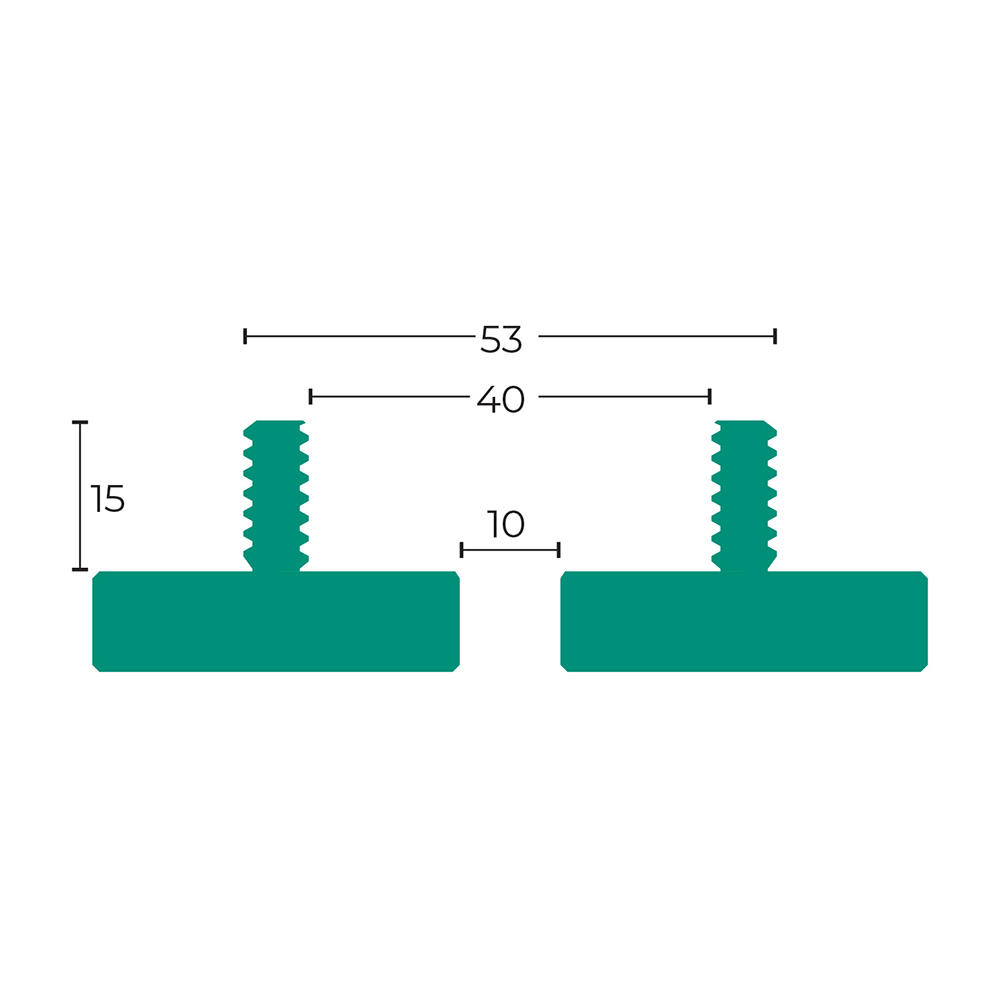 Axminster® Gerillte Spannbacken-Aufsätze, Typ H