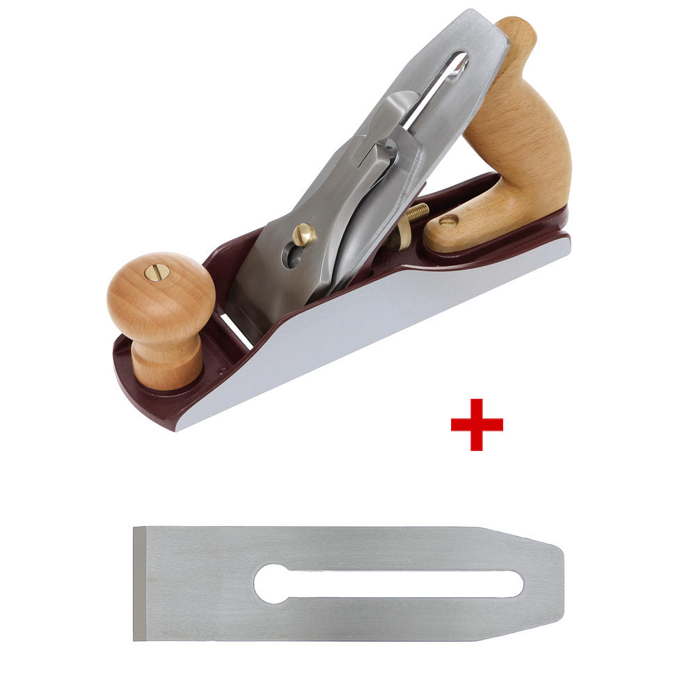 DICTUM® Smoothing Plane No. 4, SK4 Blade, incl. Replacement Blade