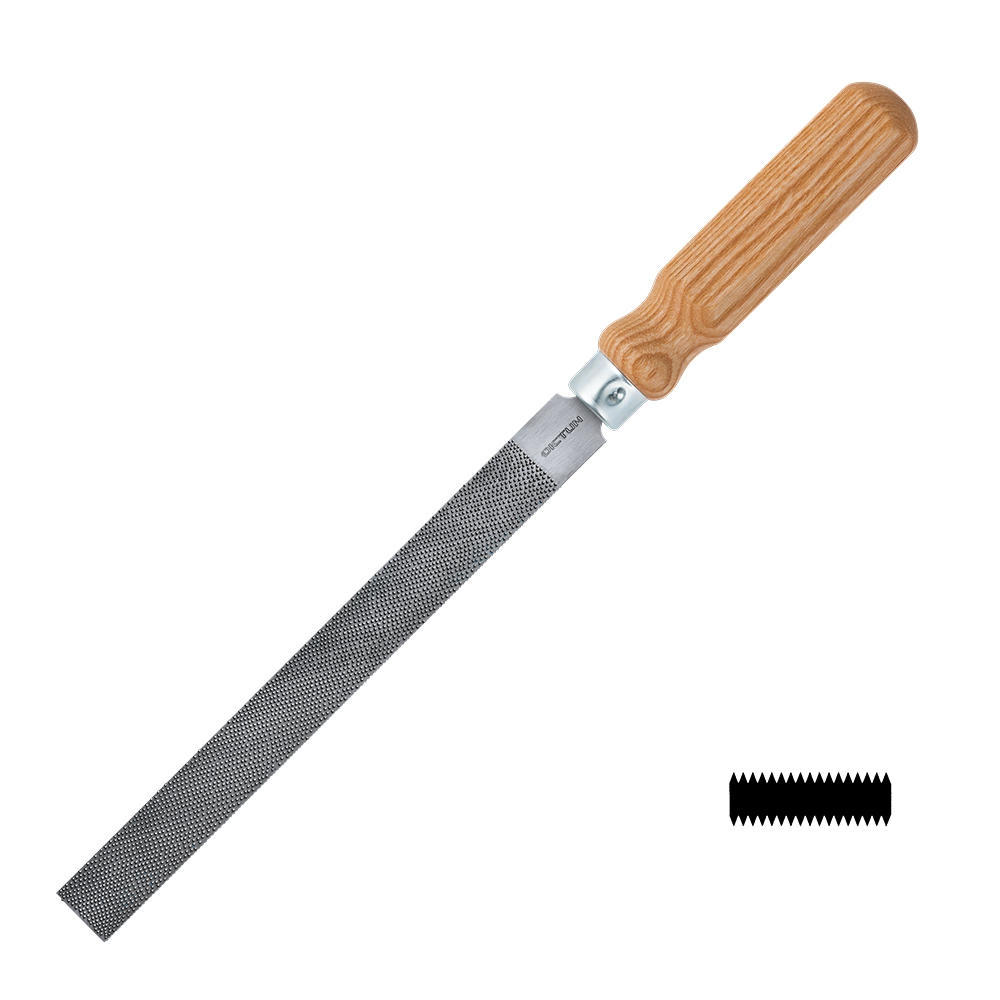 DICTUM® Precision Rasp, Flat, with Handle, Cut 5, Cut Length 200 mm