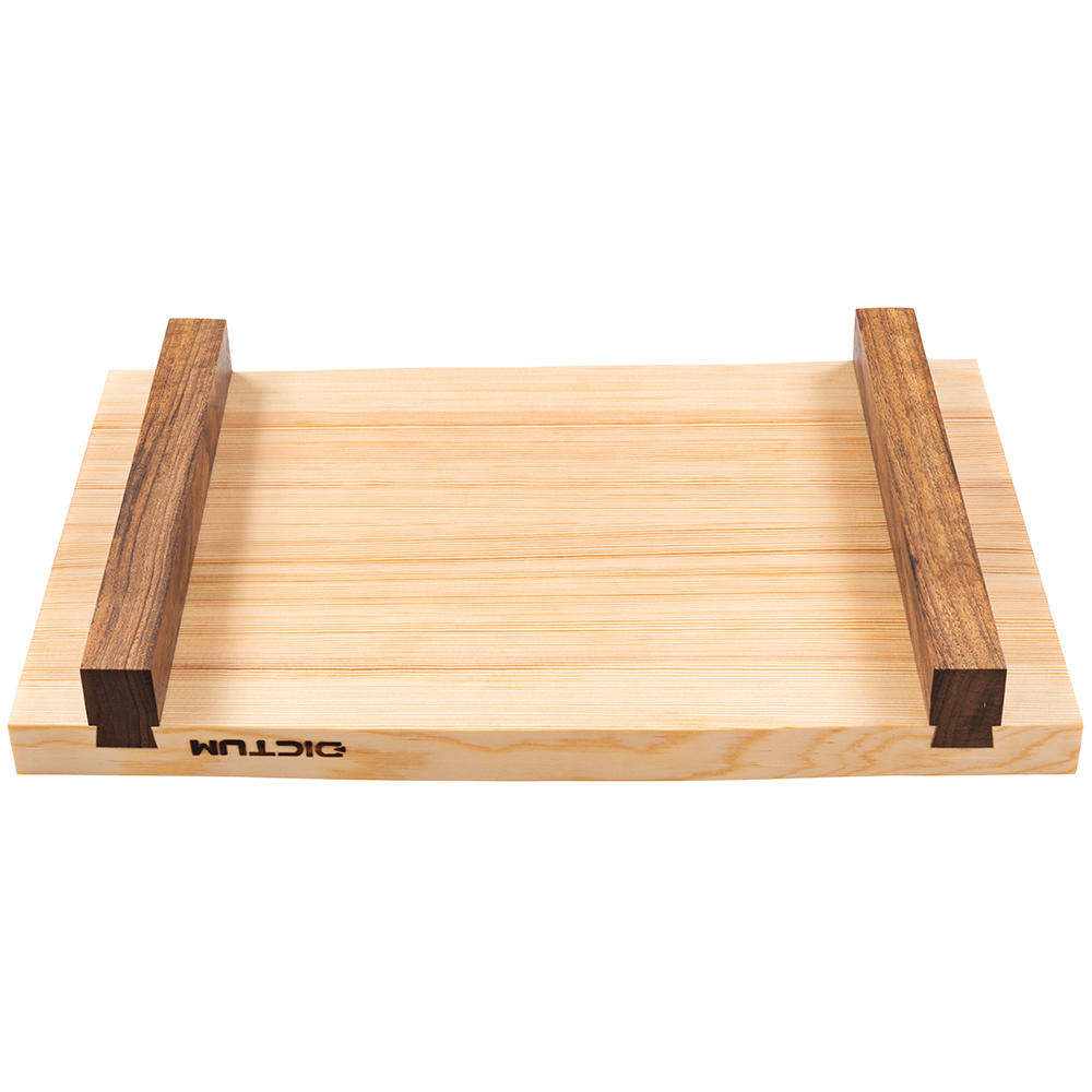 DICTUM® Wavy Edge Chopping and Serving Board, Pine/Walnut | 708979 | 708979