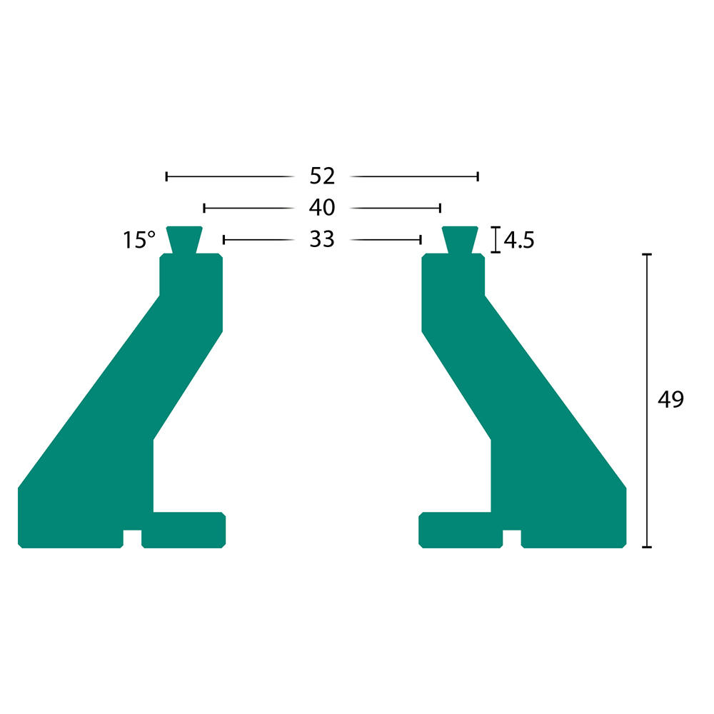 Axminster® Spannbacken O'Donnell, 38 mm