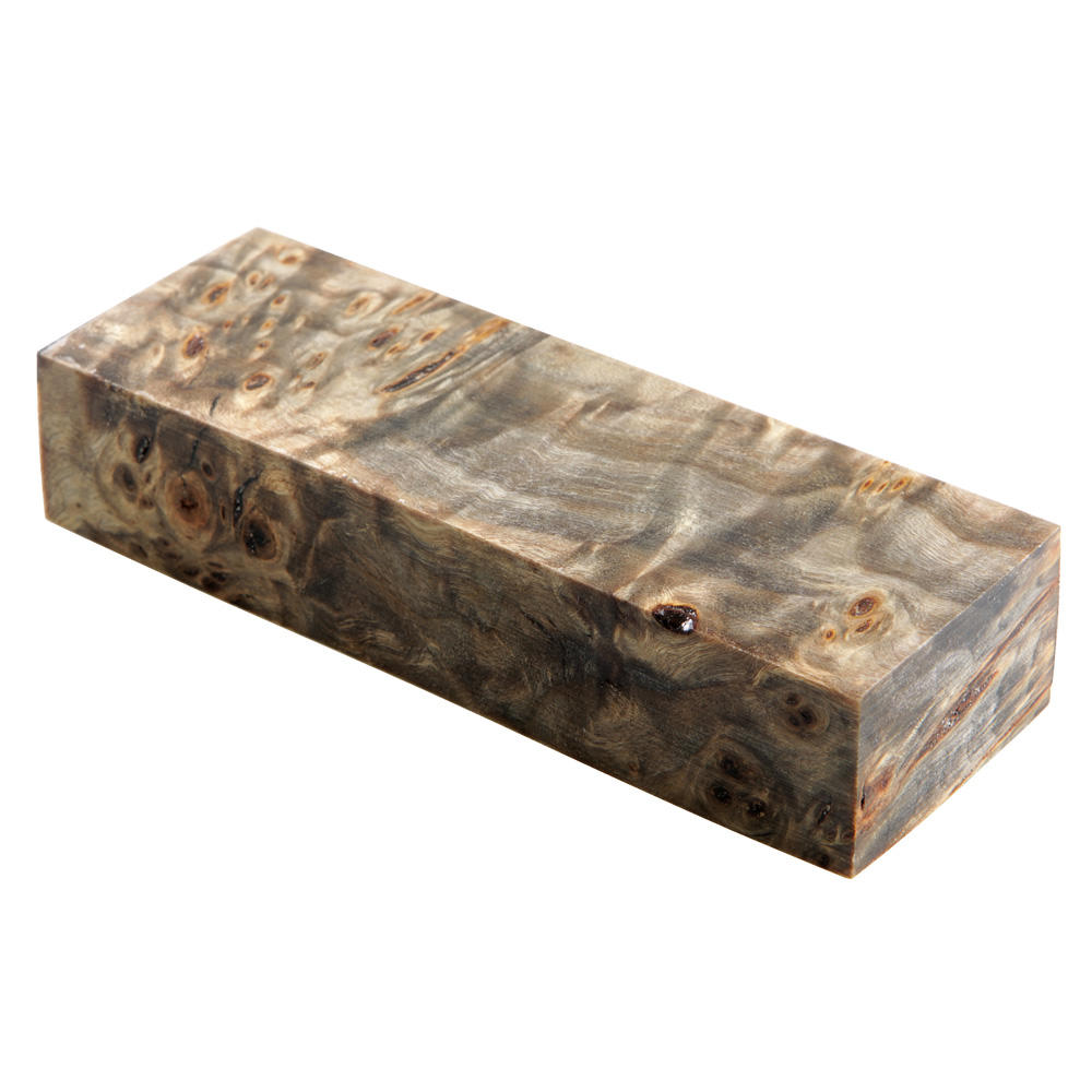 Raffir® Stabilised Poplar Burl, Black