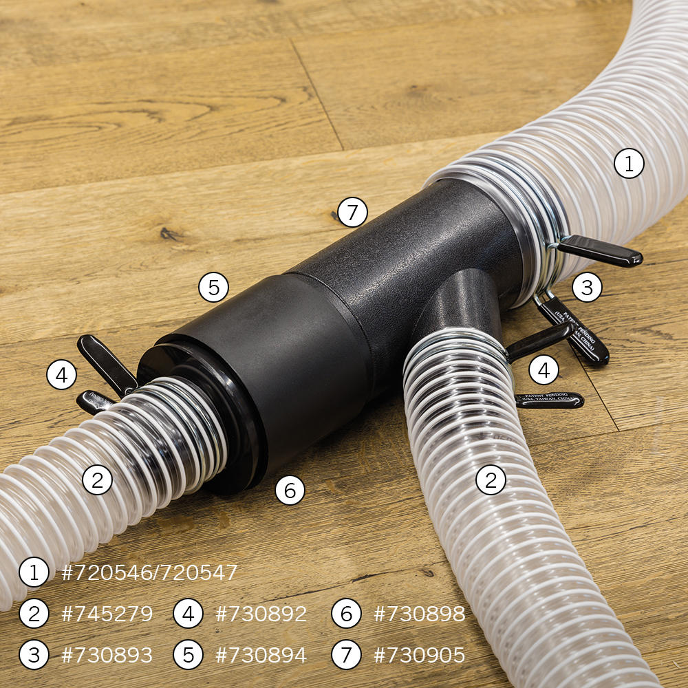 Abzweigung Ø 100 x Ø 63 mm