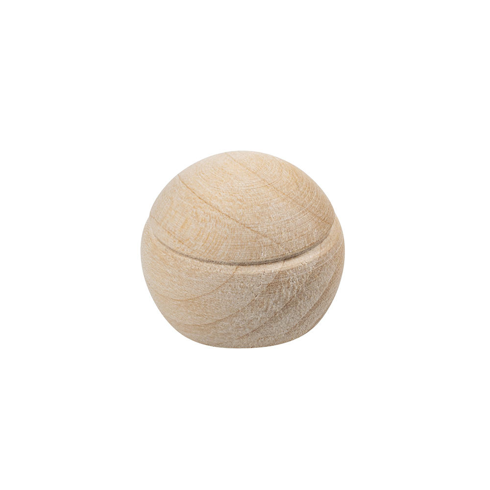 Écrou sphérique, érable, filetage Ø 12,5 mm
