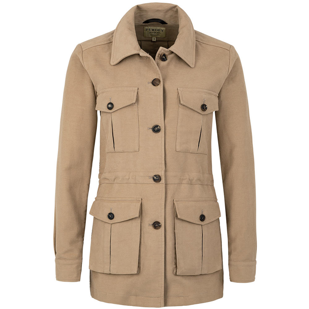 Purdey »Kingsley« Damen Safari-Jacke, sand