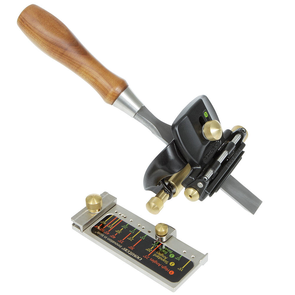 Système d´affûtage II Veritas® avec guide à deux mâchoires