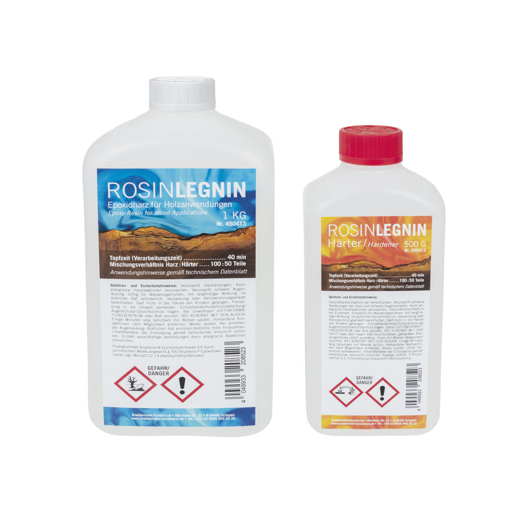 RosinLegnin® Epoxy Resin System for Wood Applications, 1.5 Kg