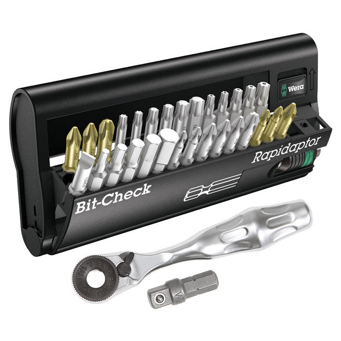 Wera® Bit Ratchet with Bit-Check, 32-Piece Set