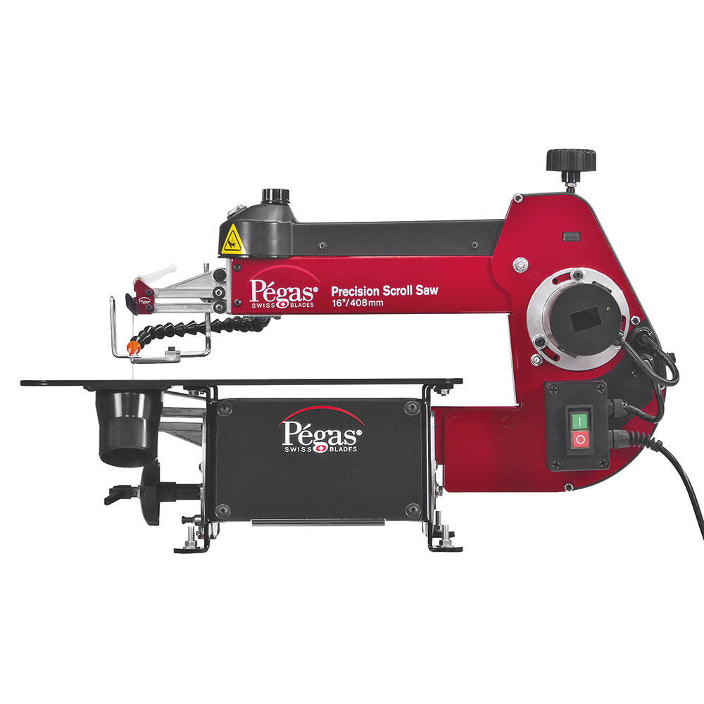 Scie à chantourner Pégas® 16 pouces avec support réglable en hauteur Scie à chantourner Pégas® 16 pouces avec support réglable en hauteur