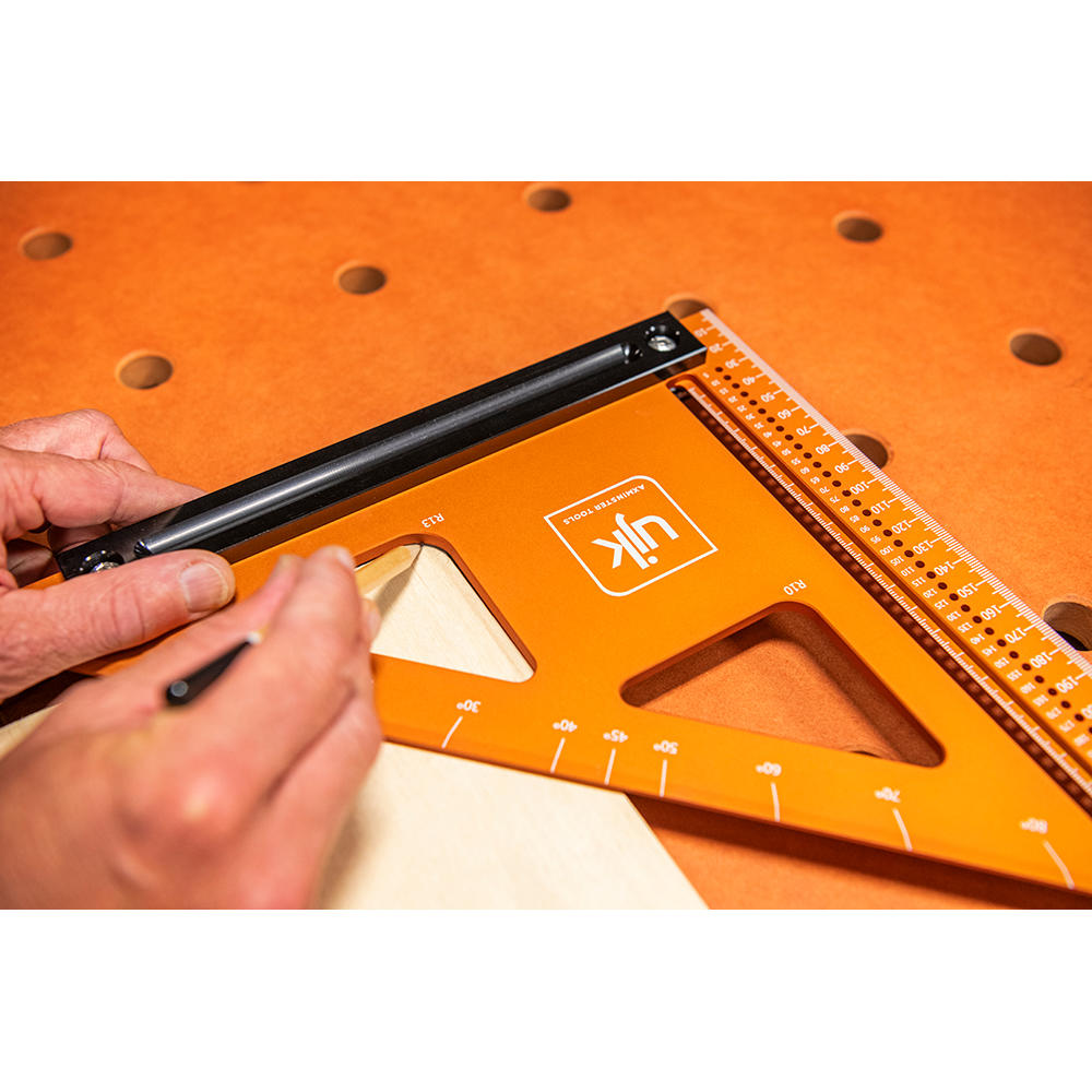 Squadra triangolare professionale per marcatura UJK, 250 mm