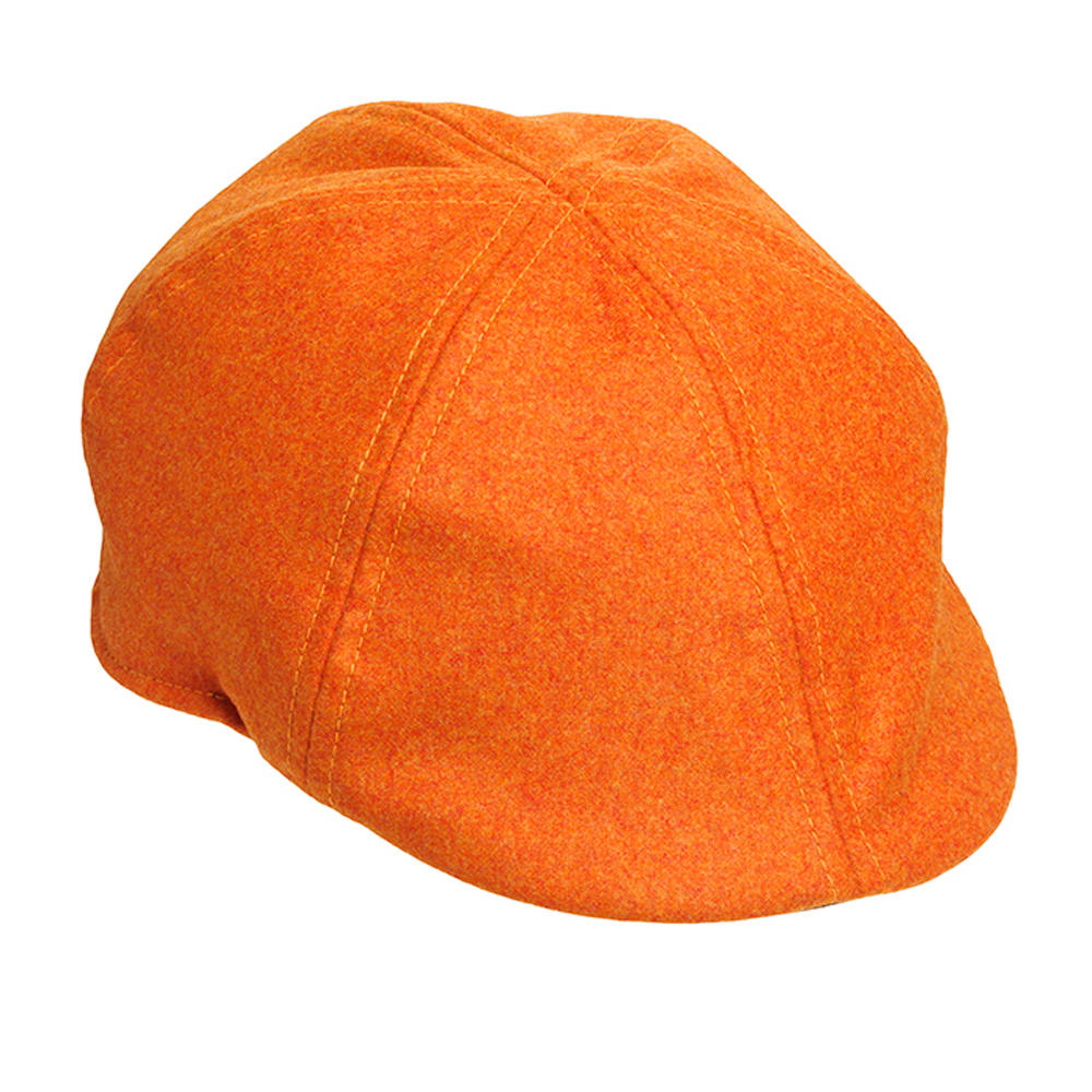 Casquette en tweed Laksen, orange vif