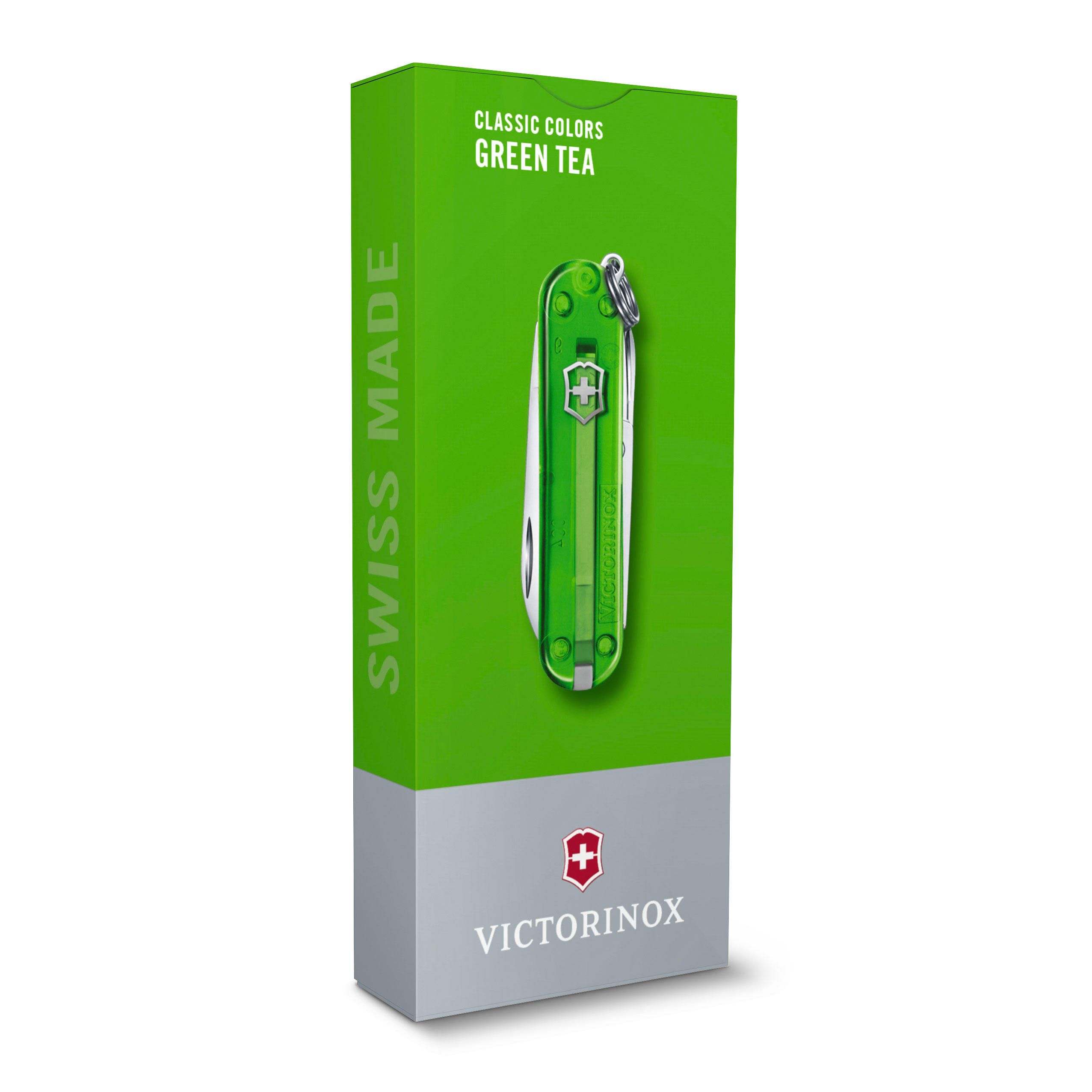 Couteau de poche Victorinox® » Classic SD «, vert transparent