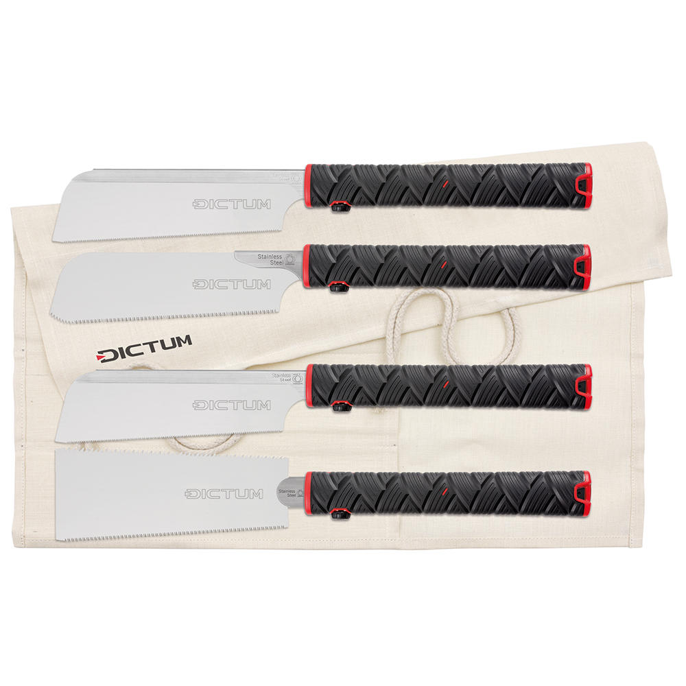 DICTUM® Compact Saws, 4-Piece Set, Power Grip