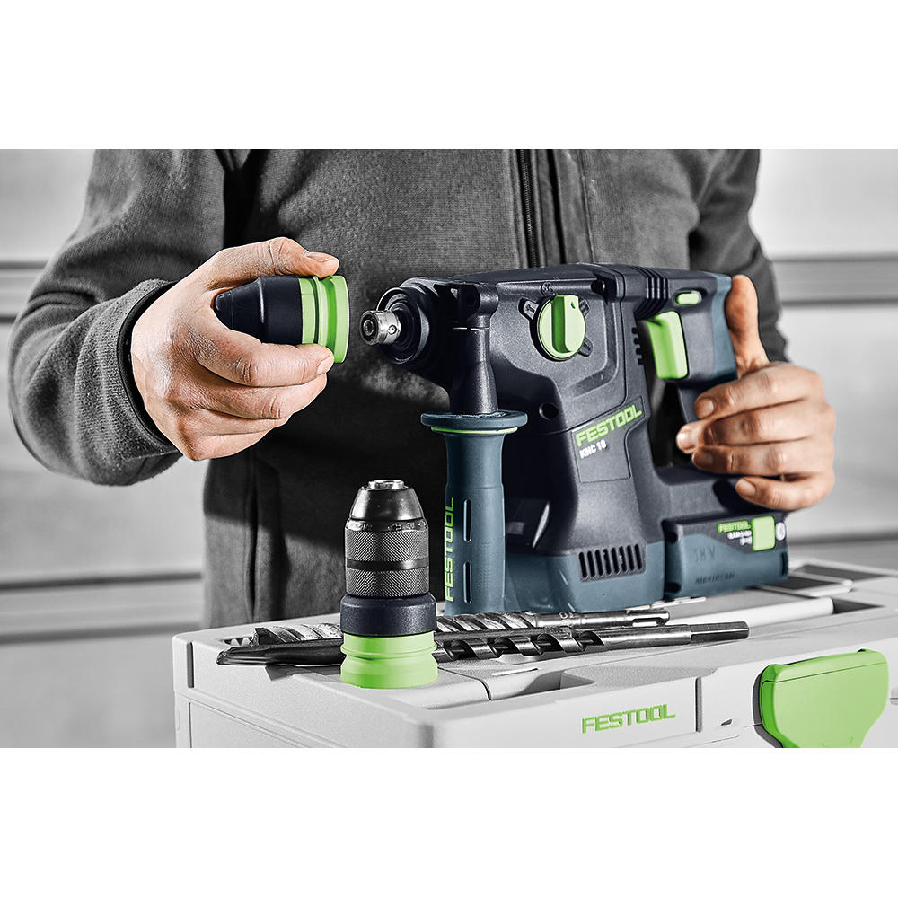 Martello combinato a batteria Festool KHC 18 EB-Basic