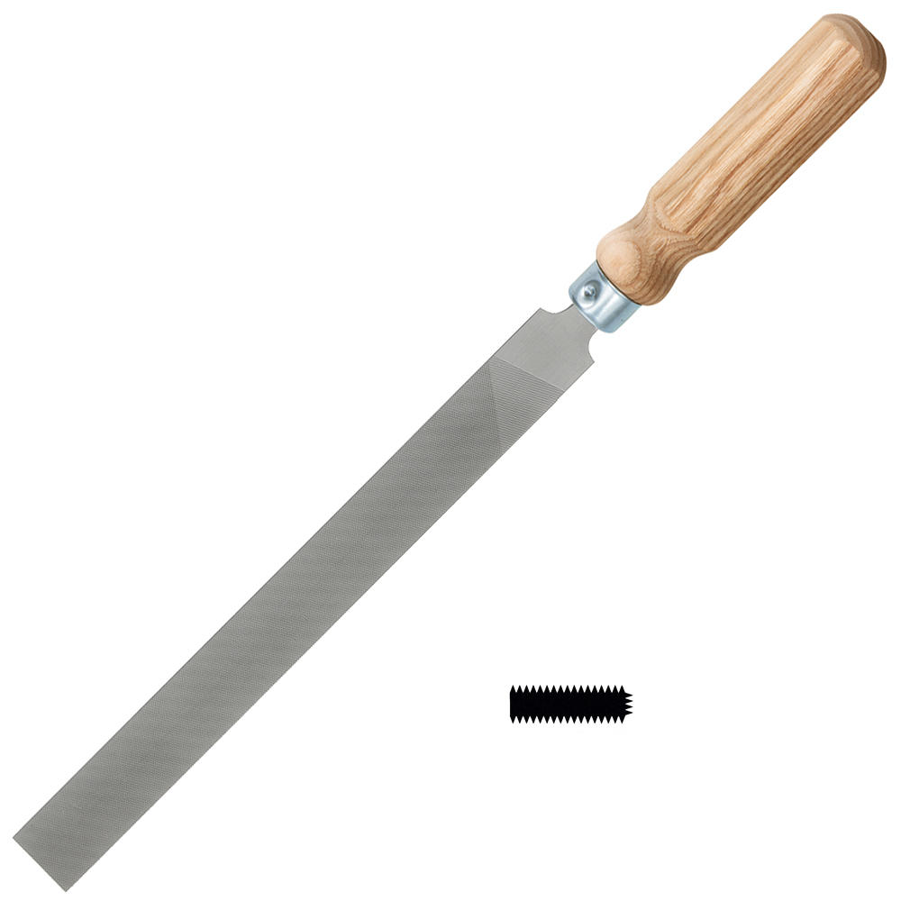 Glardon/Vallorbe® Flachfeile, Hieb 1, Eschengriff