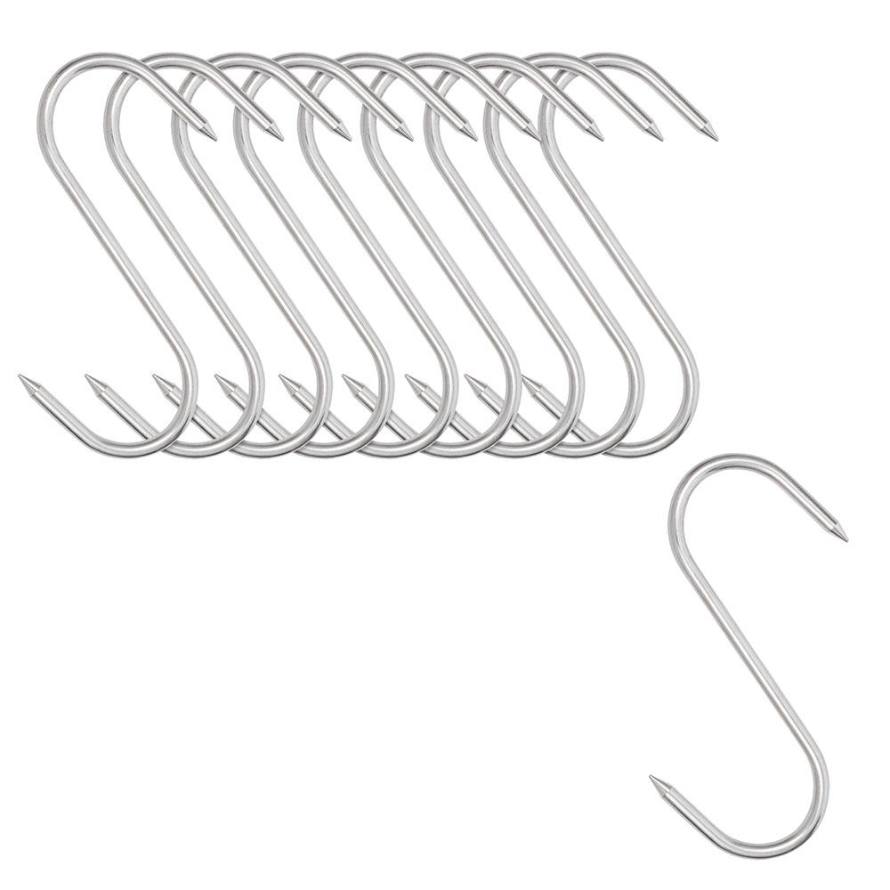 Fleischhaken, 140 x 6 mm, 10 Stück