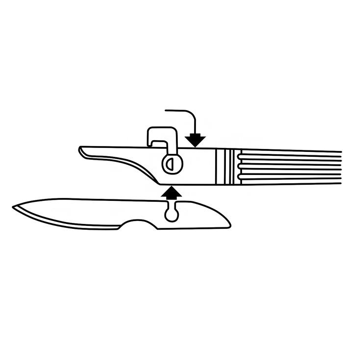 Scalpel Handle, Stainless Steel Without Blade