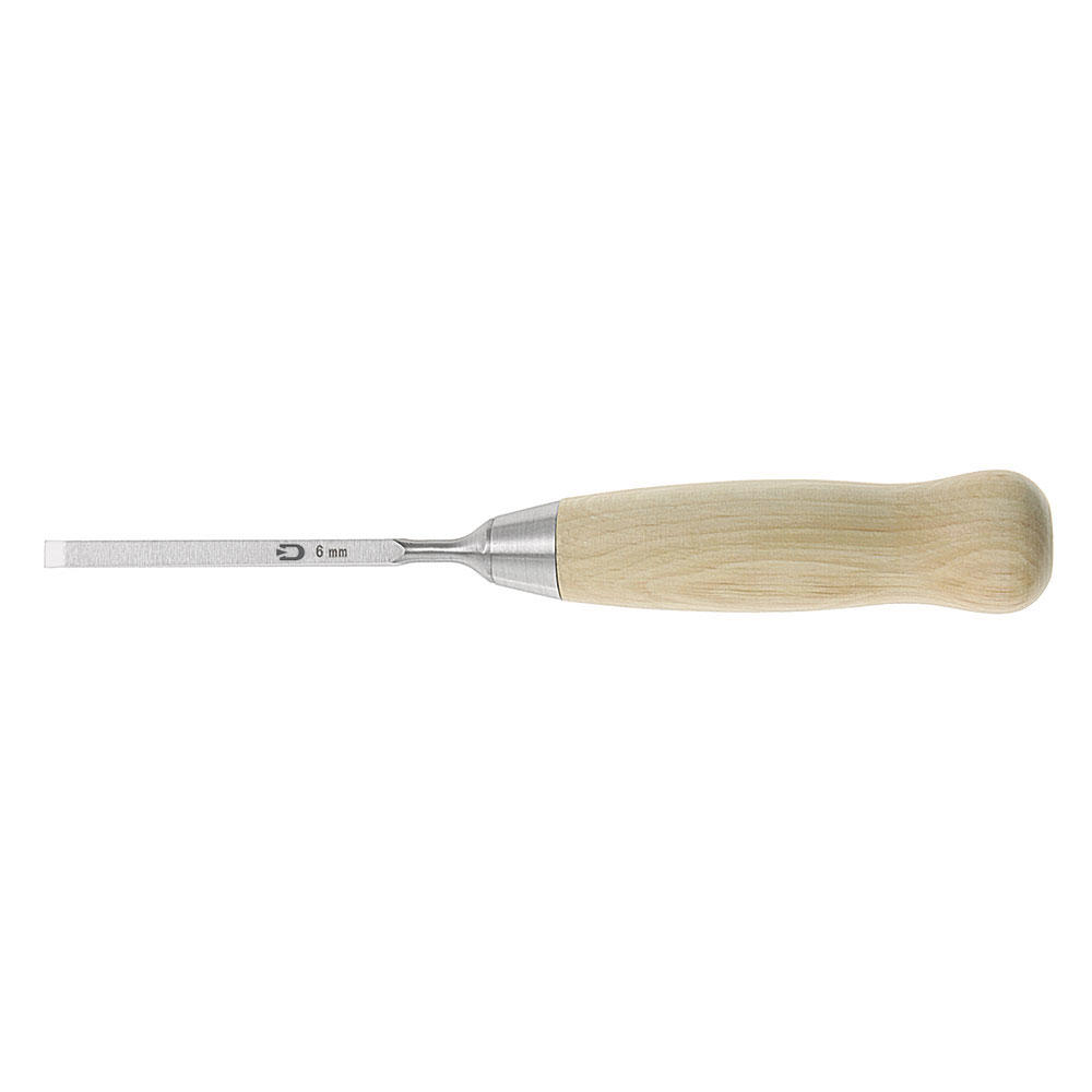 Ciseaux à bois DICTUM®, forme courte, 6 pièces, en coffret en bois