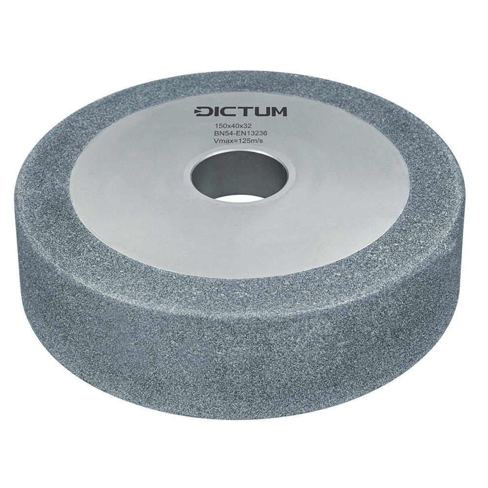 Disque de meule CBN DICTUM® Black Crystal, Ø 150 mm, revêt. sur une face, B54