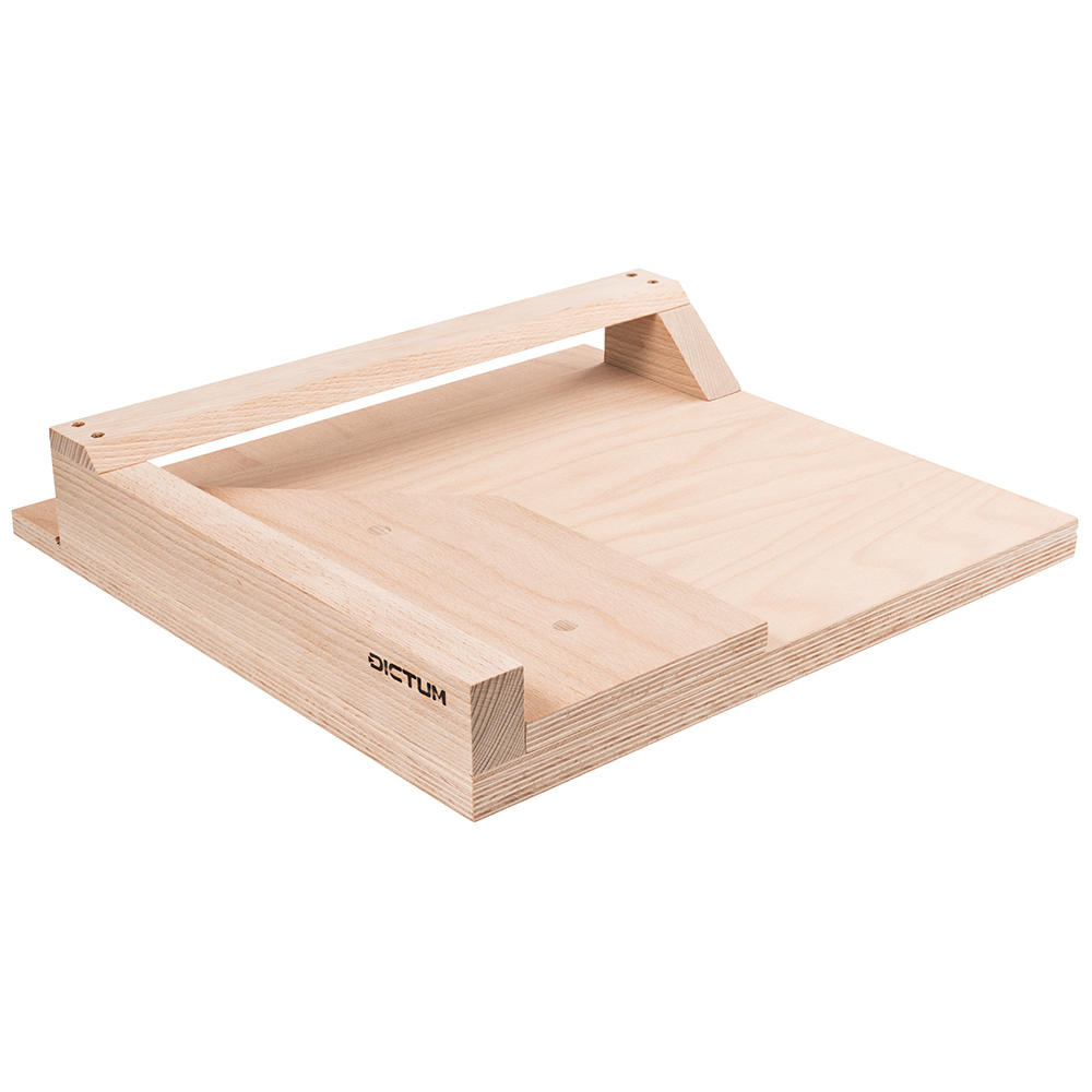 Planche à recaler DICTUM® / coupes d'onglet 