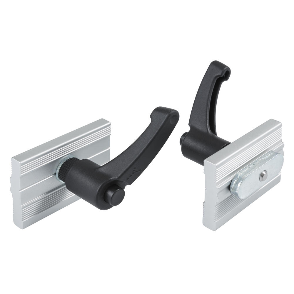 Butée de pièce pour PantoRouter® avec levier de serrage, 2 pièces