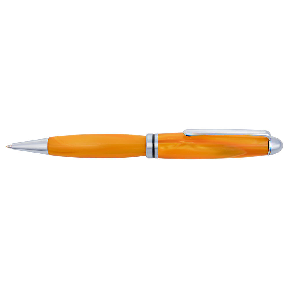 Acrylic Pen Blank, Orange Pearl