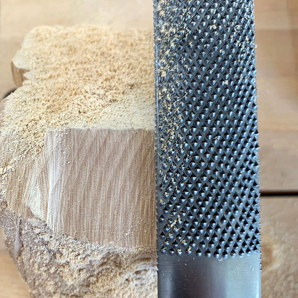 Raspa di precisione DICTUM®, cabinet, con manico, taglio 5, l. taglio 200 mm