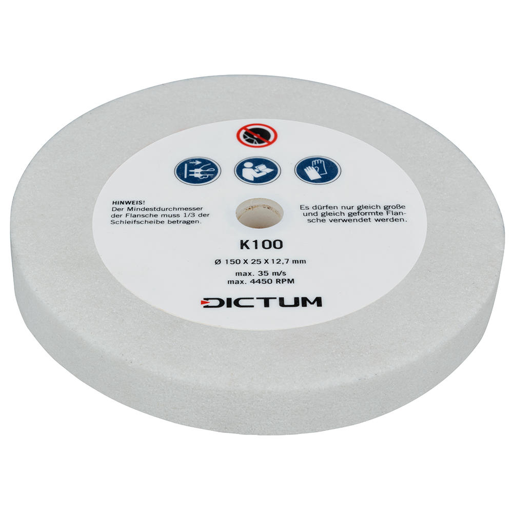 Edelkorund-Schleifscheibe, 150 x 25 x 12,7 mm, Körnung 60