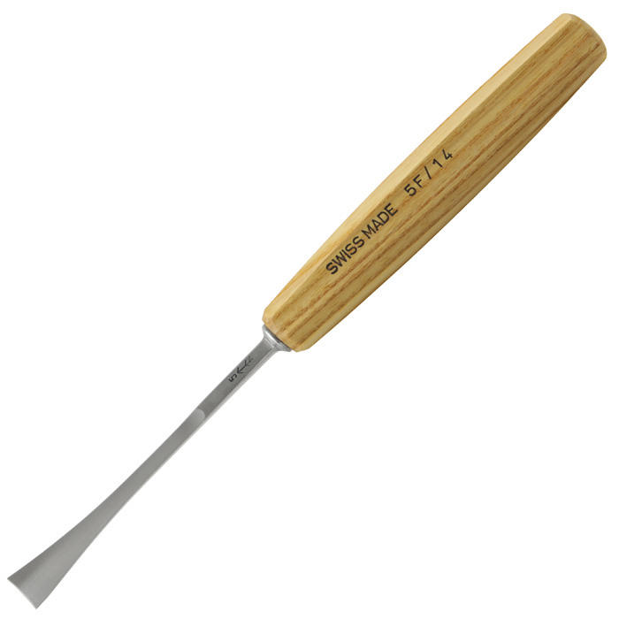 Pfeil® Carving Tool, Gouge, Fishtail, Thin Blades, Sweep 7F / 6 mm